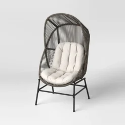 Latigo Patio Statement Egg Chair Gray - Threshold™ -Furniture Sales Store GUEST d85599fd f549 4f0a a691 30d2f3163c68