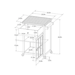 Windham Wood Top Kitchen Cart - Black - Threshold™ 15 Windham Wood Top Kitchen Cart - Black - Threshold™ -Furniture Sales Store GUEST dea9d574 4d43 47af 9b54 441db16c8996