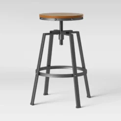 Lewiston Adjustable Swivel Barstool - Threshold -Furniture Sales Store GUEST df723cda 86b6 4e6b b5c9 27ac49310540