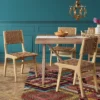 Ceylon Woven And Wood Dining Chair Brown/Natural - Threshold™