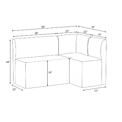 3pc Cora Dining Set - Threshold™ 3 3pc Cora Dining Set - Threshold™ - Image 3