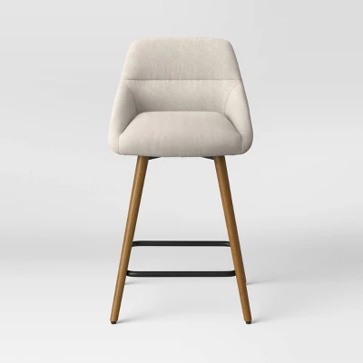 Timo Swivel Counter Height Barstool With Wood - Threshold™ 2 Timo Swivel Counter Height Barstool With Wood - Threshold™ - Image 2