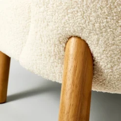 Sculpted Faux Shearling Accent Chair Cream - Threshold™ Designed With Studio McGee 9 Sculpted Faux Shearling Accent Chair Cream - Threshold™ Designed With Studio McGee -Furniture Sales Store GUEST e5a88c9a 027c 4714 8c4e b911ef621a58