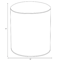 Contrast Welt Drum Ottoman In Velvet - Threshold™ -Furniture Sales Store GUEST e6b98d9e e7ce 44af 89da 9d87a6a40c66