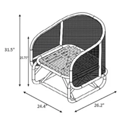Rialto Woven Barrel Back Chair With Cushion - Threshold™ Designed With Studio McGee 9 Rialto Woven Barrel Back Chair With Cushion - Threshold™ Designed With Studio McGee -Furniture Sales Store GUEST e7a58e63 6ba0 4338 875a d6f5750dd233