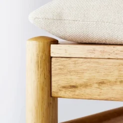 Emery Wood Counter Height Barstool With Upholstered Seat And Sling Back Natural - Threshold™ Designed With Studio McGee -Furniture Sales Store GUEST e8ec7e51 c160 4262 8af2 ab79b157278d