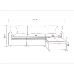 4pc Allandale Modular Sectional Sofa Set Gray - Threshold™ -Furniture Sales Store GUEST e98f9434 244c 4a06 a88e b03b6016a2f1