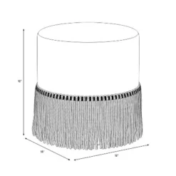 Fringe Ottoman - Threshold™ -Furniture Sales Store GUEST ea5fc01e 67bd 4b23 b572 aaf4975d6edb