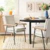 Catlett Oval Modern Wood Dining Table Black - Threshold™