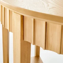 Thousand Oaks Wood Scalloped Demilune Console Table - Threshold™ Designed With Studio McGee -Furniture Sales Store GUEST eb35aaa8 f7c8 4881 b5d1 f85e53b2ca90