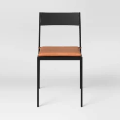 Clion Metal Dining Chair Black/Caramel Faux Leather - Threshold™ 6 Clion Metal Dining Chair Black/Caramel Faux Leather - Threshold™ -Furniture Sales Store GUEST eddd7352 014a 444d 9cb5 d3fe00bfd1d7