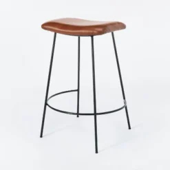Clarkston Metal Counter Height Barstool With Upholstered Seat - Threshold™ Designed With Studio McGee -Furniture Sales Store GUEST f178119f 0fe3 43a4 ad93 334f1320cdb3