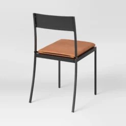 Clion Metal Dining Chair Black/Caramel Faux Leather - Threshold™ 7 Clion Metal Dining Chair Black/Caramel Faux Leather - Threshold™ -Furniture Sales Store GUEST f458a01c d806 4965 abc0 b6fcfff52698