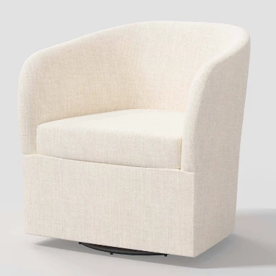 Rhea Swivel Chair In Linen - Threshold™ 11 Rhea Swivel Chair In Linen - Threshold™ - Image 11