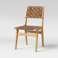 Ceylon Woven And Wood Dining Chair Brown/Natural - Threshold™ -Furniture Sales Store GUEST f5752260 1c60 4649 adfc 214b62aff348