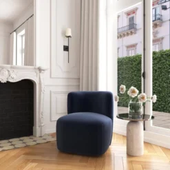 Neko Swivel Chair In Luxe Velvet - Threshold™ -Furniture Sales Store GUEST f64e651e 4b15 4042 ae83 2f3db6e8813f