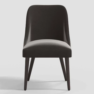 Geller Modern Dining Chair In Shiny Velvet Mystere - Threshold™ 1 Geller Modern Dining Chair In Shiny Velvet Mystere - Threshold™
