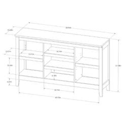 32" Carson Horizontal Bookcase With Adjustable Shelves - Threshold -Furniture Sales Store GUEST f881ab9a 25cd 41d7 9c39 58602d8adf48