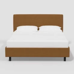 Kelsey Platform Bed In Textured Linen - Threshold™