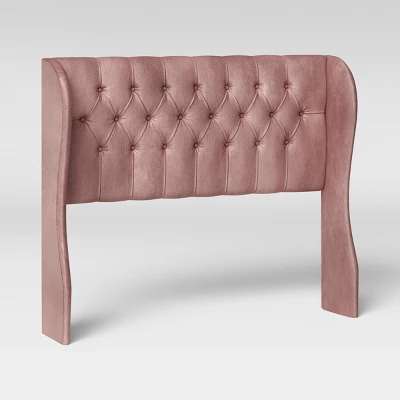 Tufted Velvet Upholstered Wingback Headboard - Skyline Furniture 2 Tufted Velvet Upholstered Wingback Headboard - Skyline Furniture - Image 2