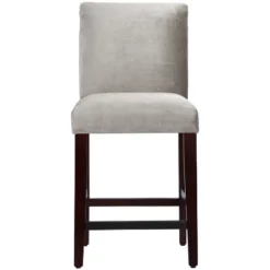 25" Velvet Parsons Counter Height Barstool Wood - Threshold™ -Furniture Sales Store GUEST f9dfe6cc 73c9 46f6 9146 046c7990b68e
