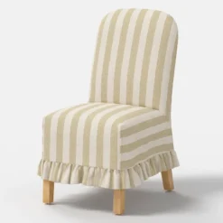 Replacement Ruffled Slipcover Only For Rounded Back Dining Chair - Threshold™ 39 Replacement Ruffled Slipcover Only For Rounded Back Dining Chair - Threshold™ -Furniture Sales Store GUEST fb3c3b46 738c 4715 a71e 30c65e12b82a 1