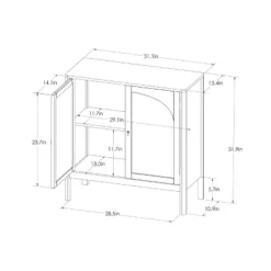 New Bedford 2 Door Accent Cabinet Black - Threshold™: Elegant Storage, Pewter-Finish Hardware, Wood Veneer -Furniture Sales Store GUEST fe7a03c3 b356 4bb5 98dc ec83082167a6