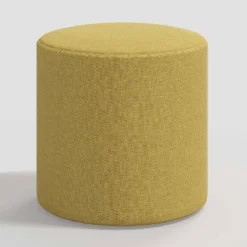 Round Thalia Ottoman In Textured Linen - Threshold™ -Furniture Sales Store GUEST ff81f417 5ad8 4545 a9ab 177be8f69fcc